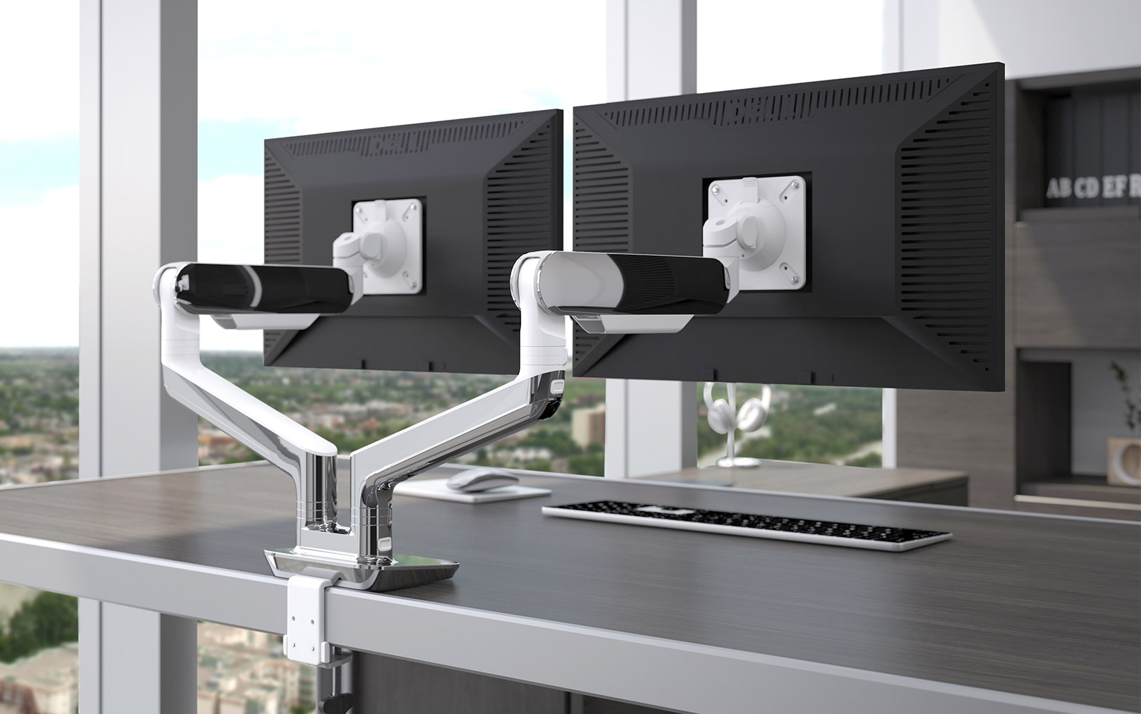 Braços para monitor